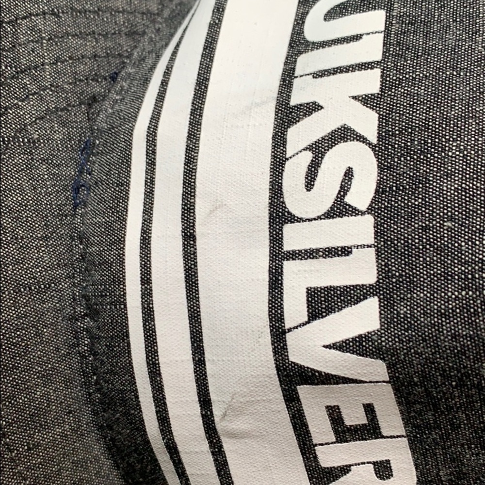 Quicksilver Grey/White Snap Back Hat - Picture 5 of 5
